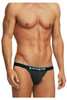 980911-941 Papi Men's 3PK Cotton Stretch Jockstrap Color Black-Cobalt-Blue