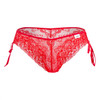 99488 CandyMan Men's Side-Tie Lace Bikini Color Red