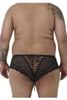 99462X CandyMan Men's Lace Briefs Color Black