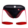 0217 Pikante Men's Adventures Garter Brief Color Black