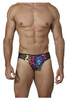 0234* Pikante Men's Compatibility Ruched Cheetah Print Briefs