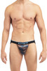 UMPA006 Papi Men's 2PK Jockstrap Color Black-Blue