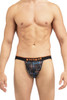 UMPA006 Papi Men's 2PK Jockstrap Color Black-Orange