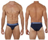 91079 Xtremen Men's Microfiber Bikini Color Dark Blue