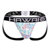 42052 Hawai Men's Flowers Athletic Jockstrap Color Pink