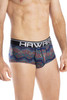 42053 Hawai Men's Colorful Mini Trunks Color Blue