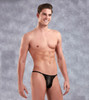 1326-SBK Doreanse Men's Flashy G-String Color Space Black