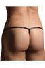 1330-BLK Doreanse Men's Ribbed Modal T-thong Color Black