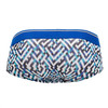 42135 Hawai Men's Geometric Mini Trunks Color Royal Blue