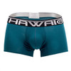 4986 Hawai Men's Solid Athletic Trunks Color Petrol