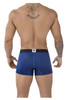 51477C Xtremen Men's Microfiber Jacquard Trunks Color Blue