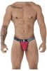 91082 Xtremen Men's Microfiber Pride Bikini Color Red