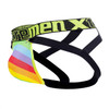 91083 Xtremen Men's Microfiber Pride Jockstrap Color Green