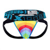 91083 Xtremen Men's Microfiber Pride Jockstrap Color Blue