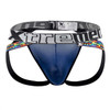 91084 Xtremen Men's Microfiber Pride Jockstrap Color Blue