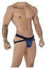 91085 Xtremen Men's Microfiber Jacquard Jockstrap Color Royal