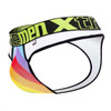 91086 Xtremen Men's Microfiber Pride Thong Color White