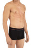 250108 Rico Men's 3PK Brazilian Trunks Color Black-Gray