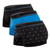 250109 Rico Men's 3PK Brazilian Trunks Color Black-Blue