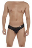 99535 CandyMan Men's Bow Jockstrap Color Black