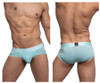 PBUZ3748 Private Structure Men's Platinum Bamboo Contour Briefs Color Lite Cyan