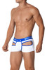 2104 PPU Men's Open Back Trunks Color White