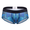 42183 Hawai Men's Printed Microfiber Briefs Color Royal Blue