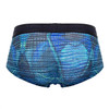 42183 Hawai Men's Printed Microfiber Briefs Color Royal Blue