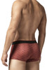 UMPA048 Papi Men's 2PK Micro-Flex Brazilian Trunks Color Red-Graphic