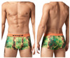 UMPA050 Papi Men's Fashion Micro-Flex Brazilian Trunks Color Sunrise Multi Print