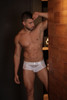 961 Hidden Men's Mesh Mini Trunks Color White