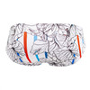 0546-1 Clever Men's Leaves Briefs Color White