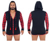 99575X CandyMan Men's Hooded Onesie Color Black