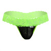 99370X CandyMan Men's Alluring Thong Color Hot Green