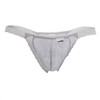 99420X CandyMan Men's Double Lace Thong Color Gray