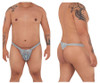 99420X CandyMan Men's Double Lace Thong Color Gray