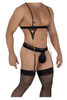 99581 CandyMan Men's Harness-Thong Outfit Color Black