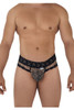 99596 CanyMan Men's Mesh-Lace Thong Color Snake Print