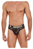 91091 Xtremen Men's Frice Microfiber Thong Color Black