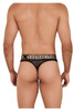 91091 Xtremen Men's Frice Microfiber Thong Color Black