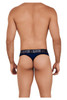 91094 Xtremen Men's Microfiber Thong Color Dark Blue