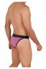 91098 Xtremen Men's Microfiber Mesh Bikini Color Pink