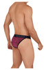 91098 Xtremen Men's Microfiber Mesh Bikini Color Red