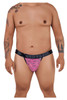 91098X Xtremen Men's Microfiber Mesh Bikini Color Pink