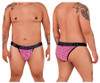 91098X Xtremen Men's Microfiber Mesh Bikini Color Pink