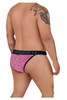 91098X Xtremen Men's Microfiber Mesh Bikini Color Pink