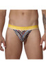 22020301203 Unico Men's Fragmentado Jockstrap Color 63-Printed