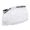 RS035 Roger Smuth Men's Lace Trunks Color White