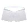 RS047 Roger Smuth Men's Lace Trunks Color White