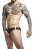 DMBL01* MaleBasics Men's Dngeon Cock-Ring Jockstrap Color Army